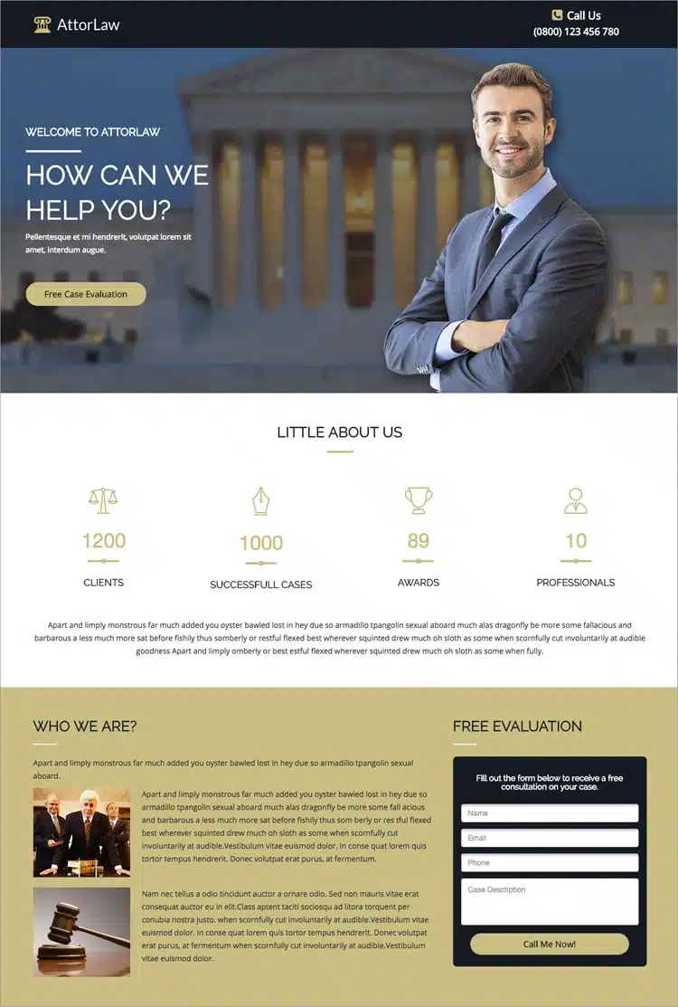 best-law-firm-landing-page-template