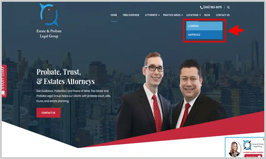 internet-marketing-estate-planning-lawyers-estate-probate-legal-group-website