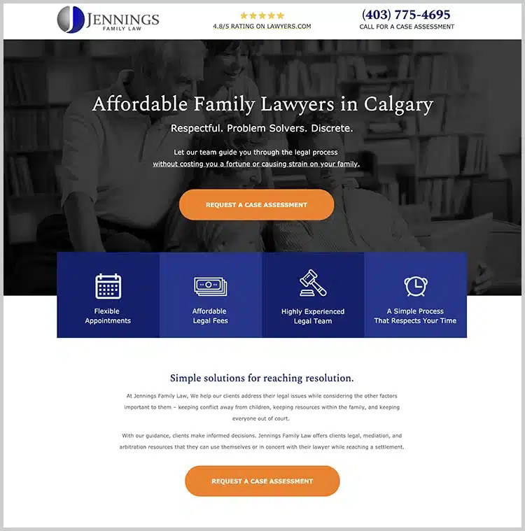 jennings-family-law-law-firm-landing-page
