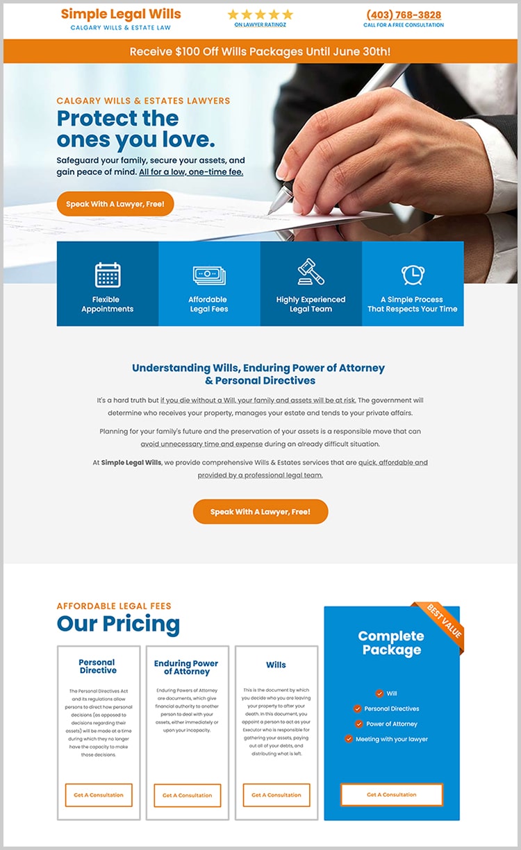 simple-legal-wills-law-firm-landing-page