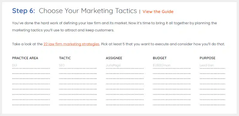 marketing-tactics-template