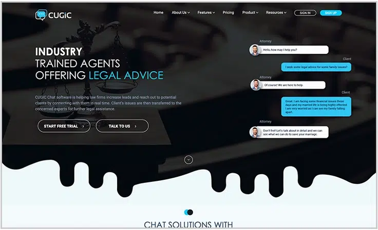 Live Chat for Law Firms CUGIC