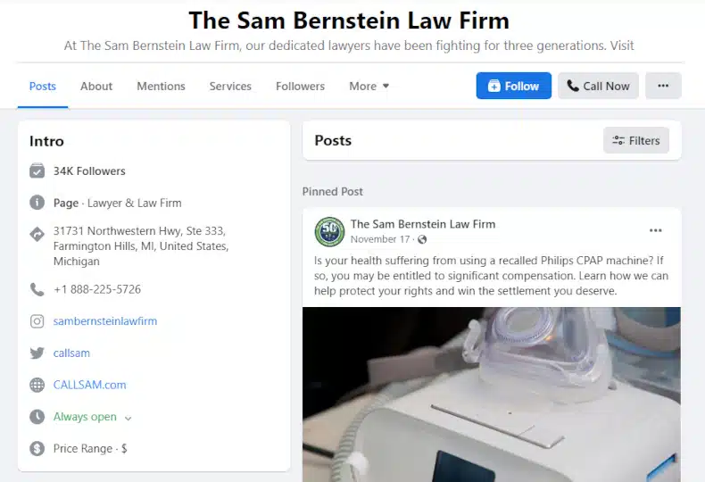 sam bernstein law firm facebook