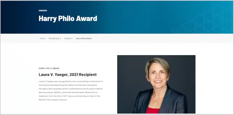 Harry M. Philo Award