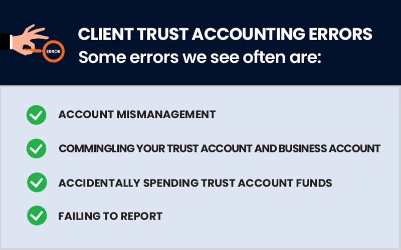client trust accounting errors