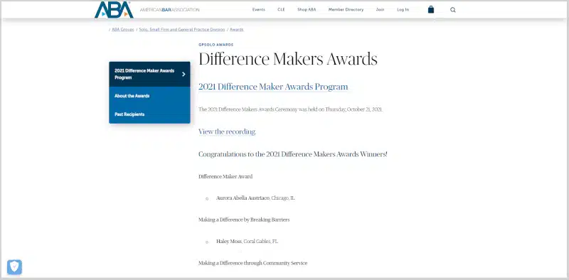 difference makers award