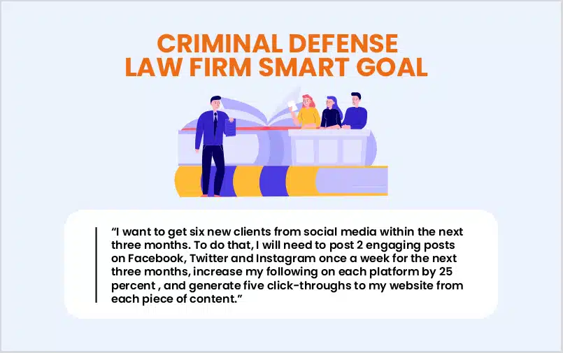 criminal law firm smart goal