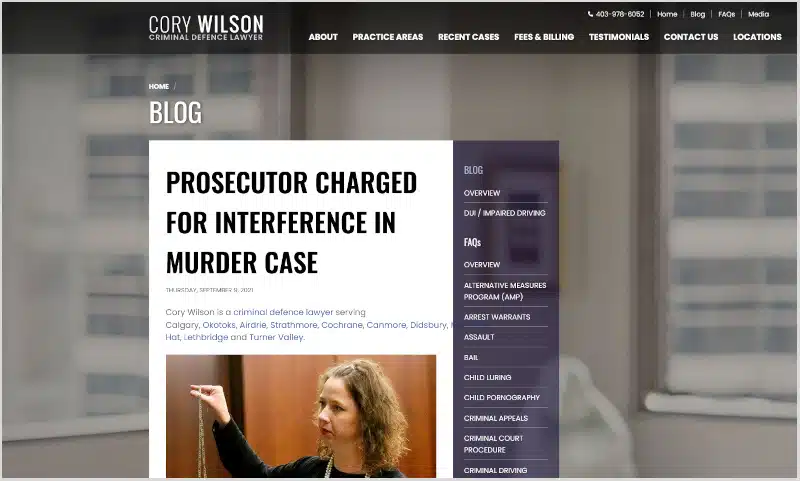 law firm website blog post