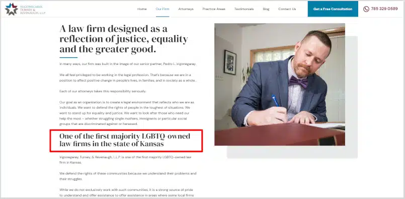 LGBTQ Law Firm Branding