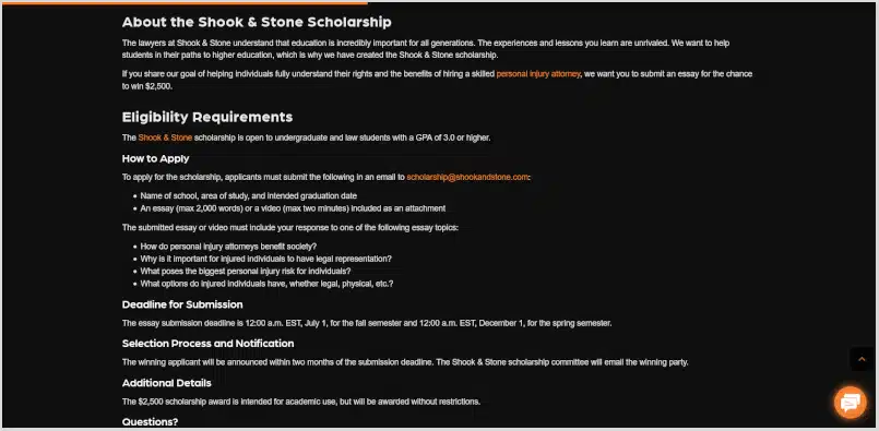 Link Building for Law Firms Scholarships