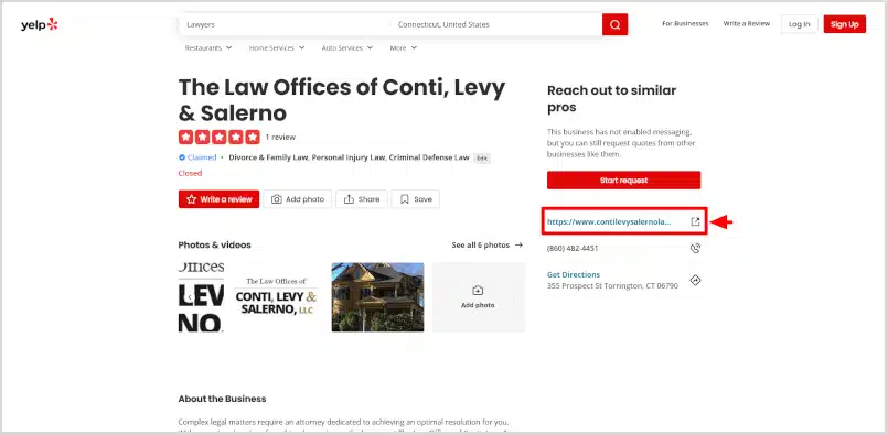 Link Building for Law Firms Yelp Directory