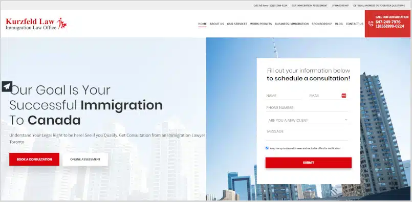 immigration law website