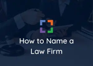 how to name a law firm