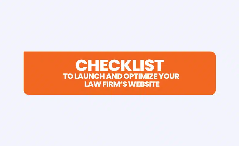 Law Firm Website Checklist