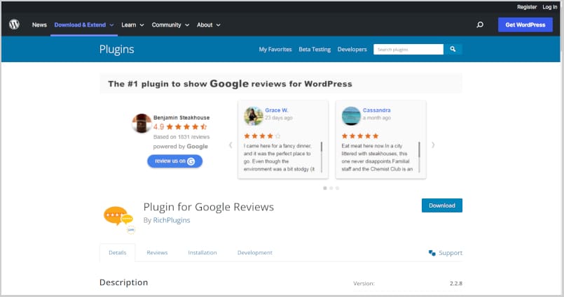 google review plugin