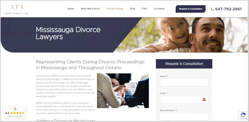 family law practice area page