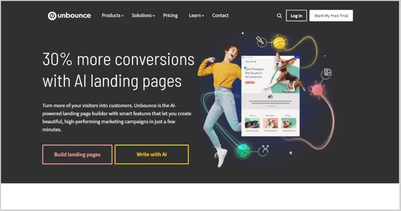 legal marketing tool landing pages