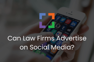 law firms advertise social media