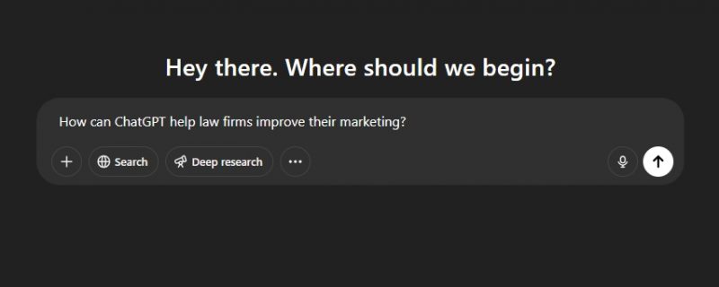 chatgpt for law firm marketing